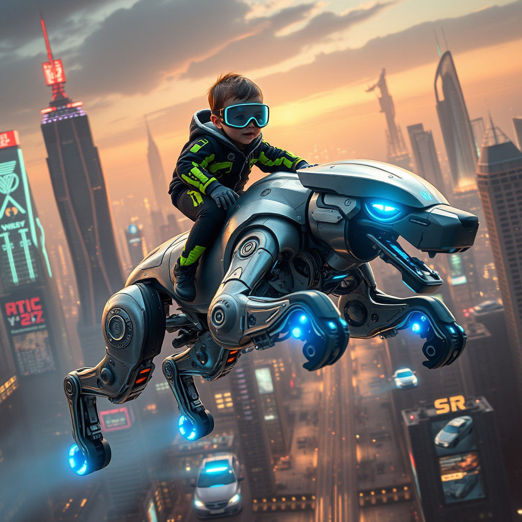 Futuristic Fido  by @Vic Williams