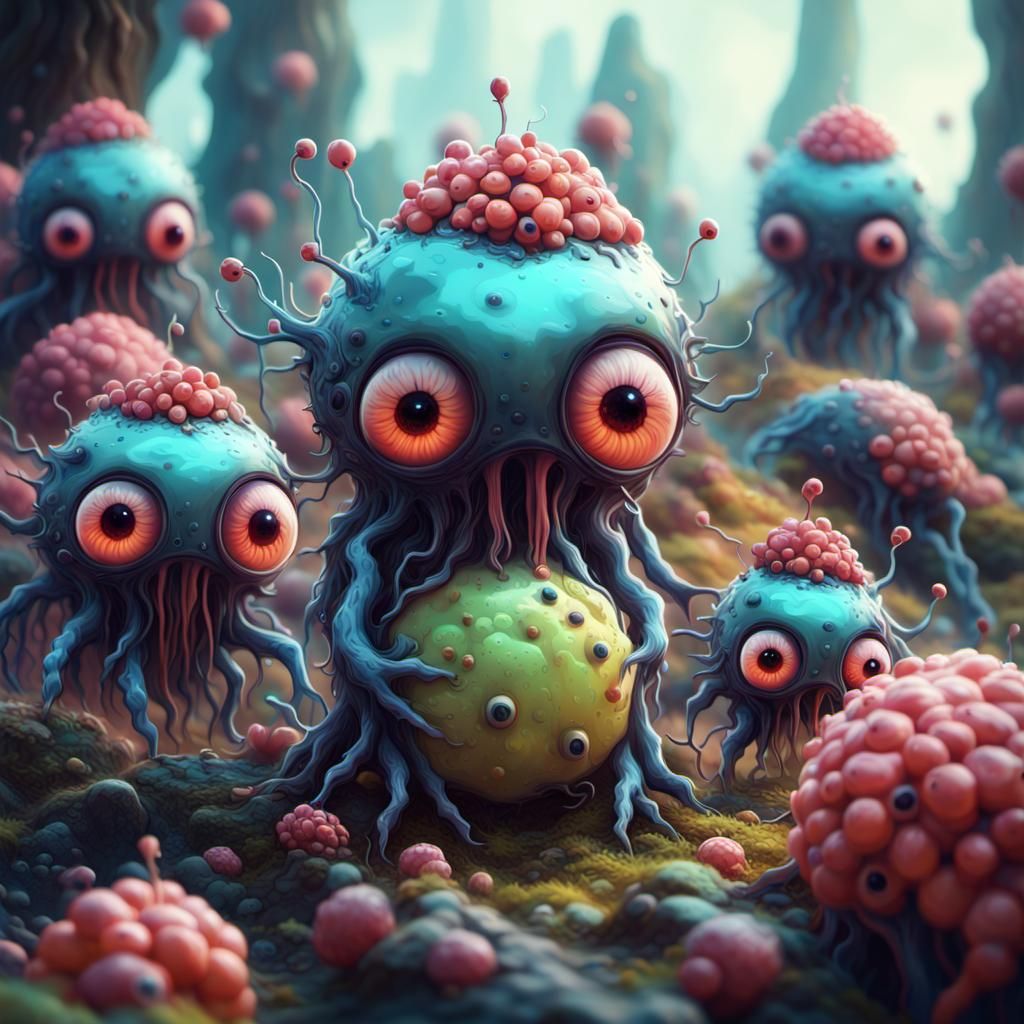 Big eyed creatures