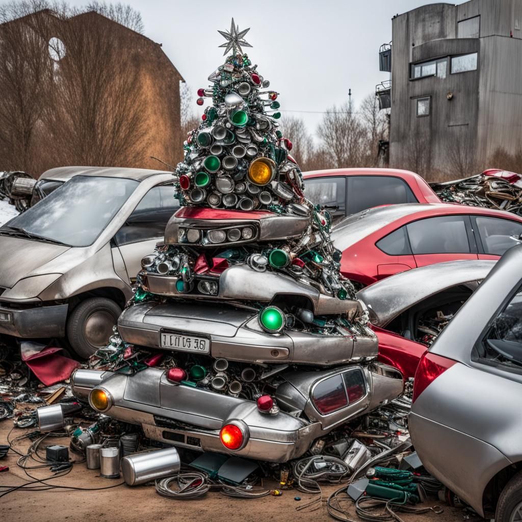 Scrap Christmas tree  by @Andrew