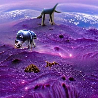 Purple Spacedog