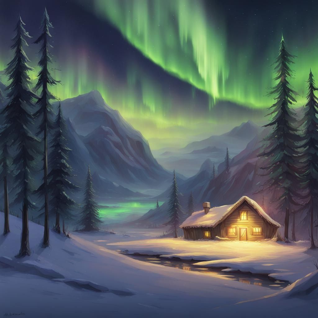 the northern lights concept art