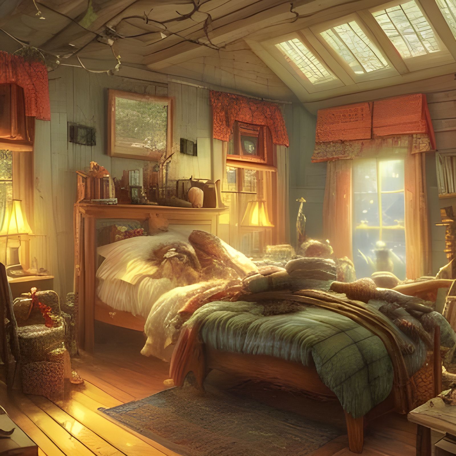 Cozy Christmas Bedroom   by @Galaxy 