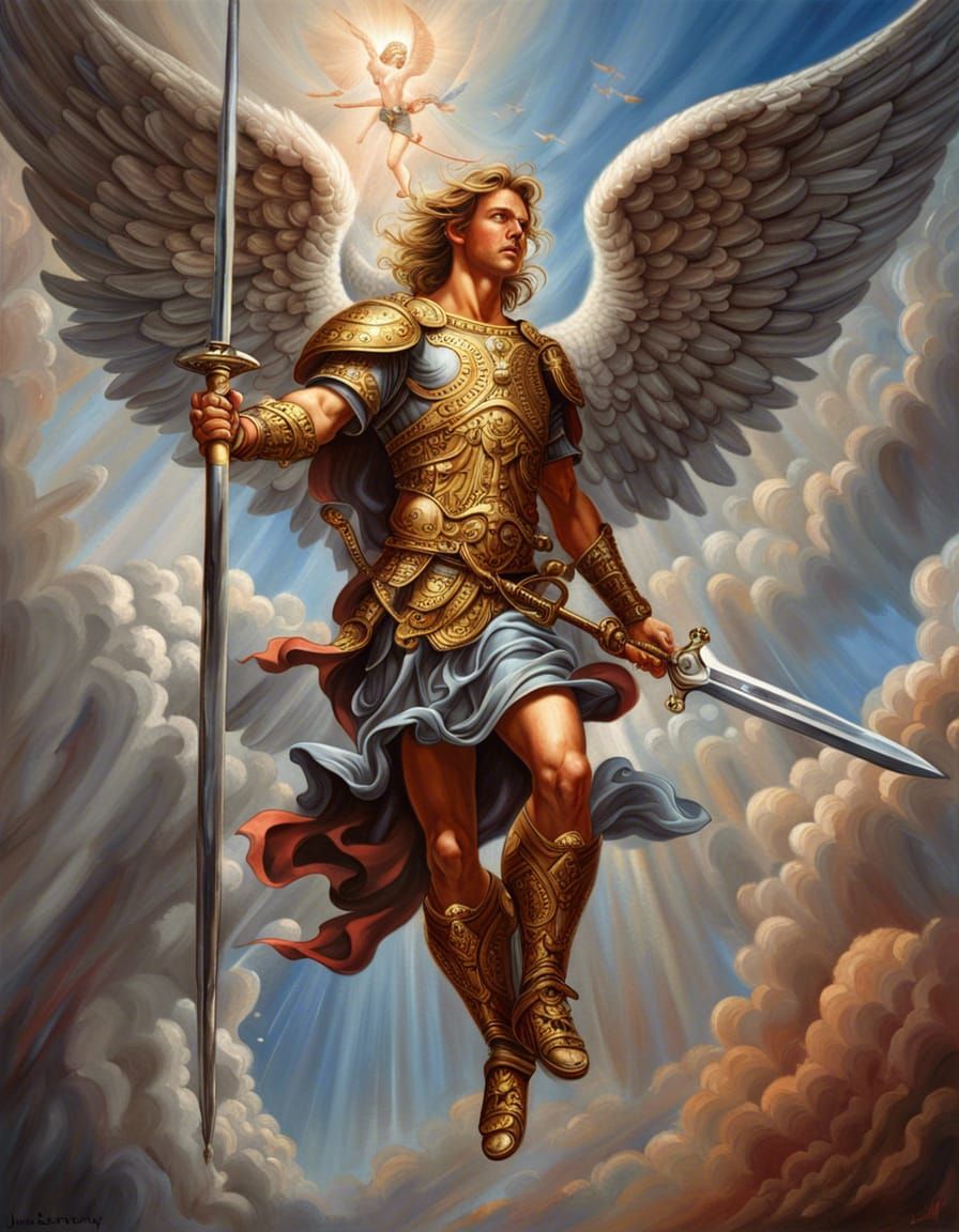 Archangel Michael - AI Generated Artwork - NightCafe Creator