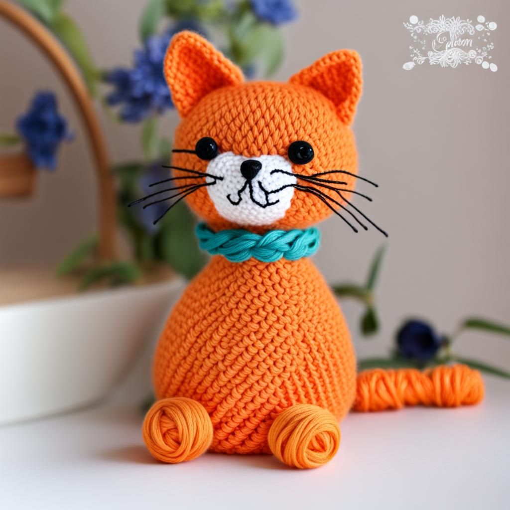 What color yarn should I crochet this cat in? Orange becomes too dark and  foxy. : r/crochet