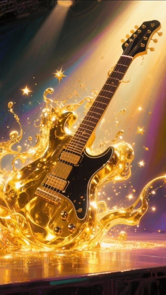 spinning and shimmering stars glisten with lights glowing and color changing stage glow