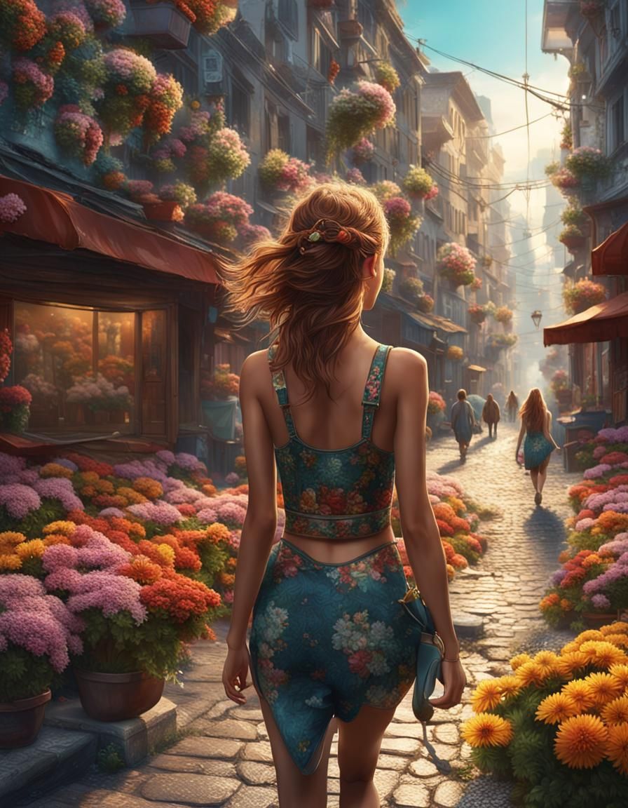 A cute women
