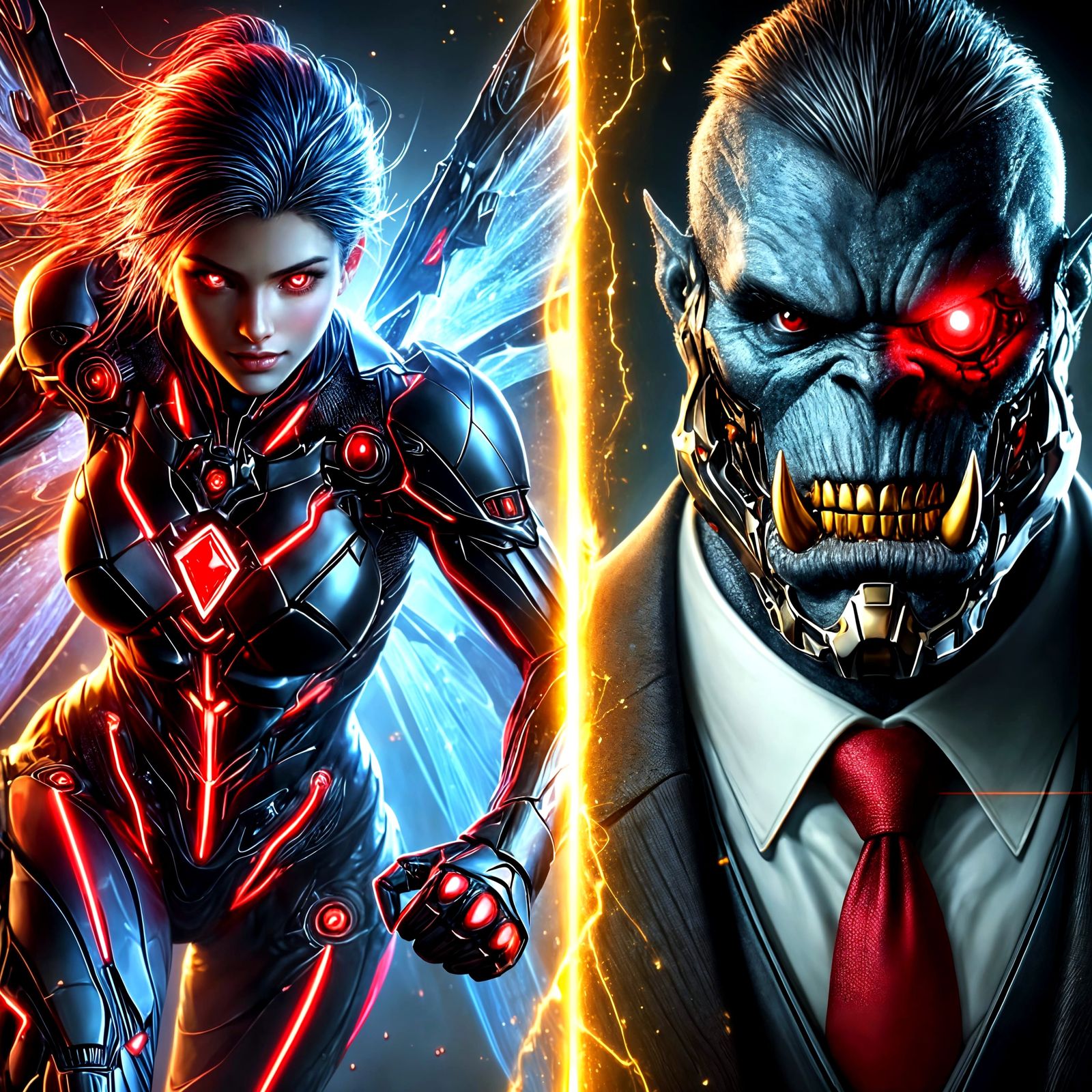 THE DISTRACTION: The Brat vs The Commisioner: Nova vs Gritz