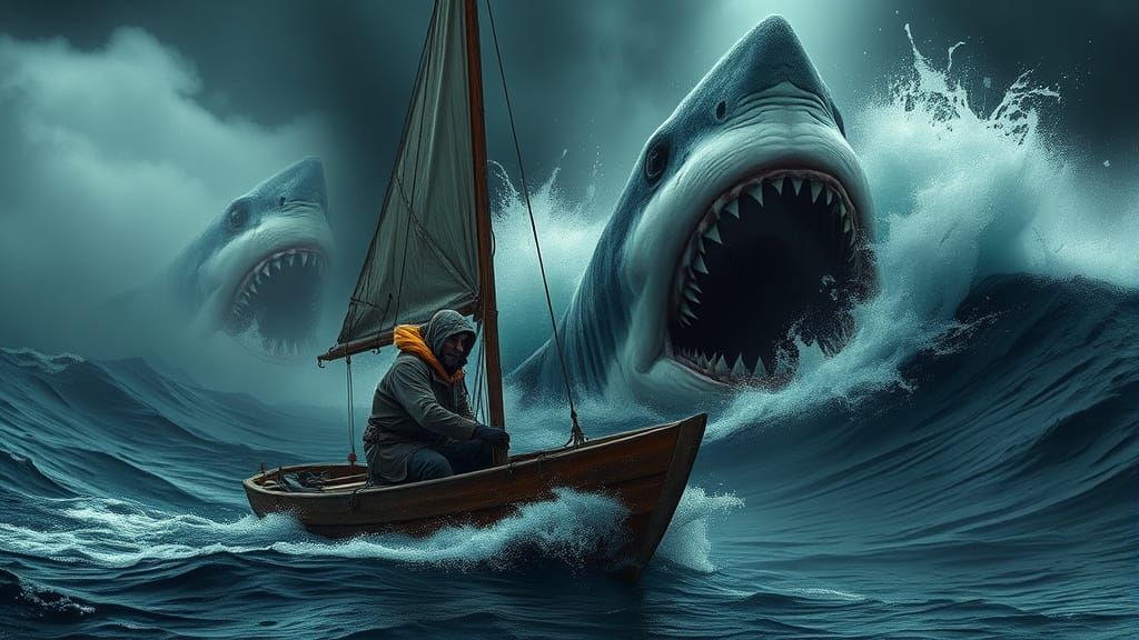 sharks megalodon3  by @undefined