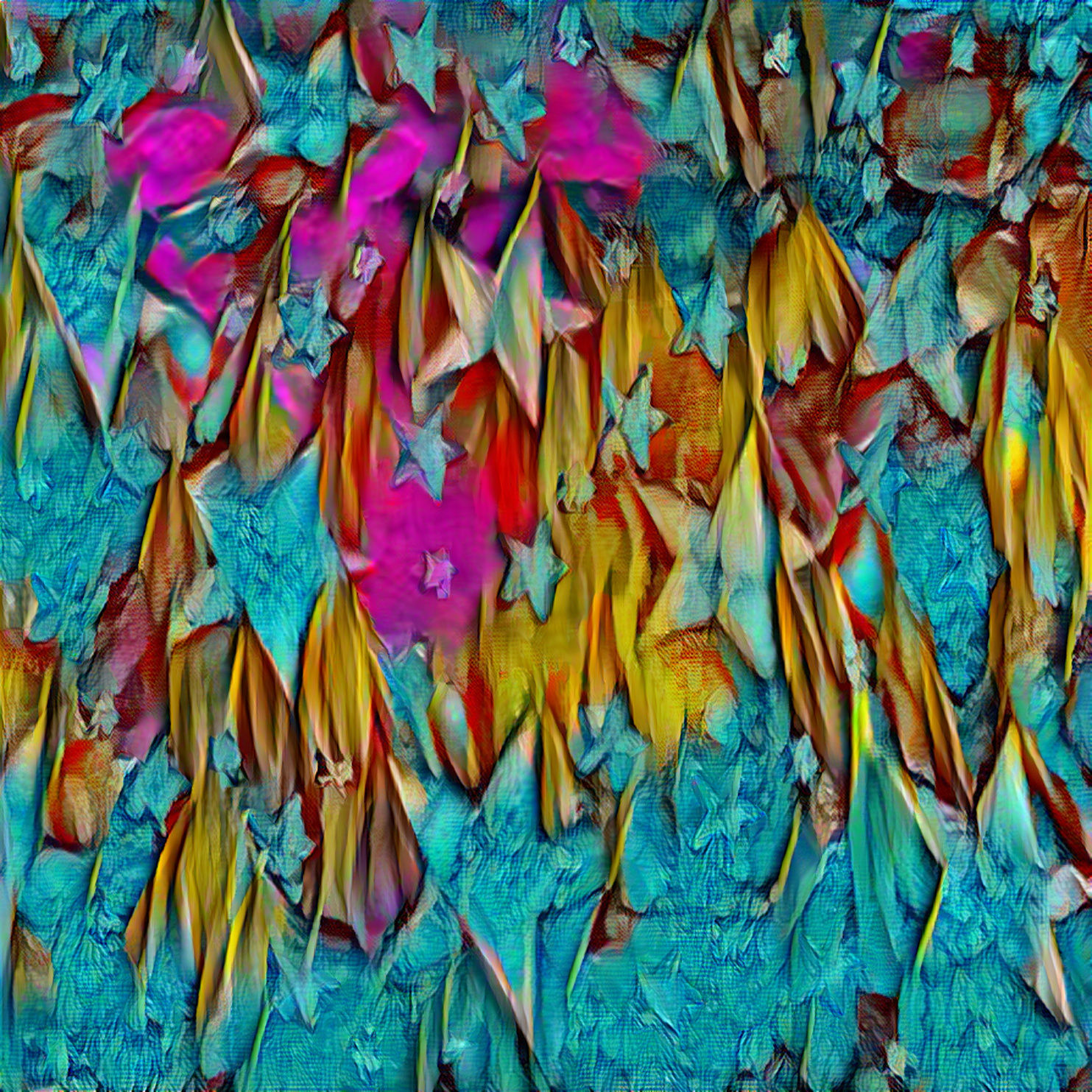 stars and flowers