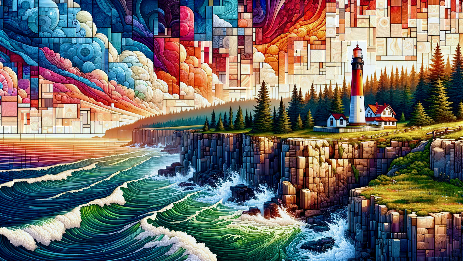 cliffside lighthouse