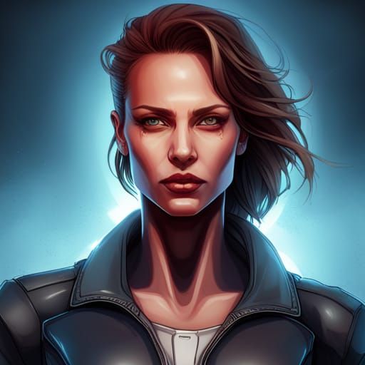 A Female protector - AI Generated Artwork - NightCafe Creator