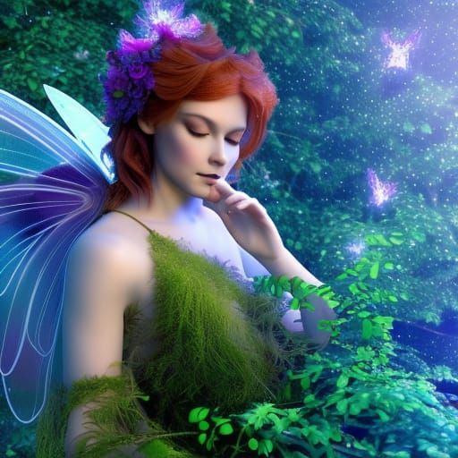 Grass Fairy - AI Generated Artwork - NightCafe Creator