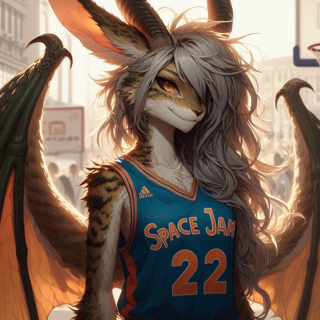 Space Jam Dragon Bunny