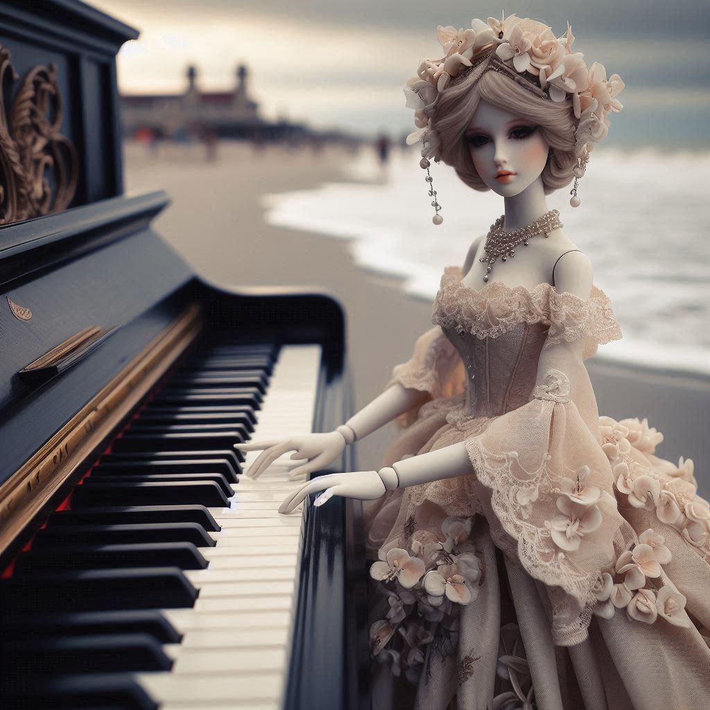 Piano at the beach