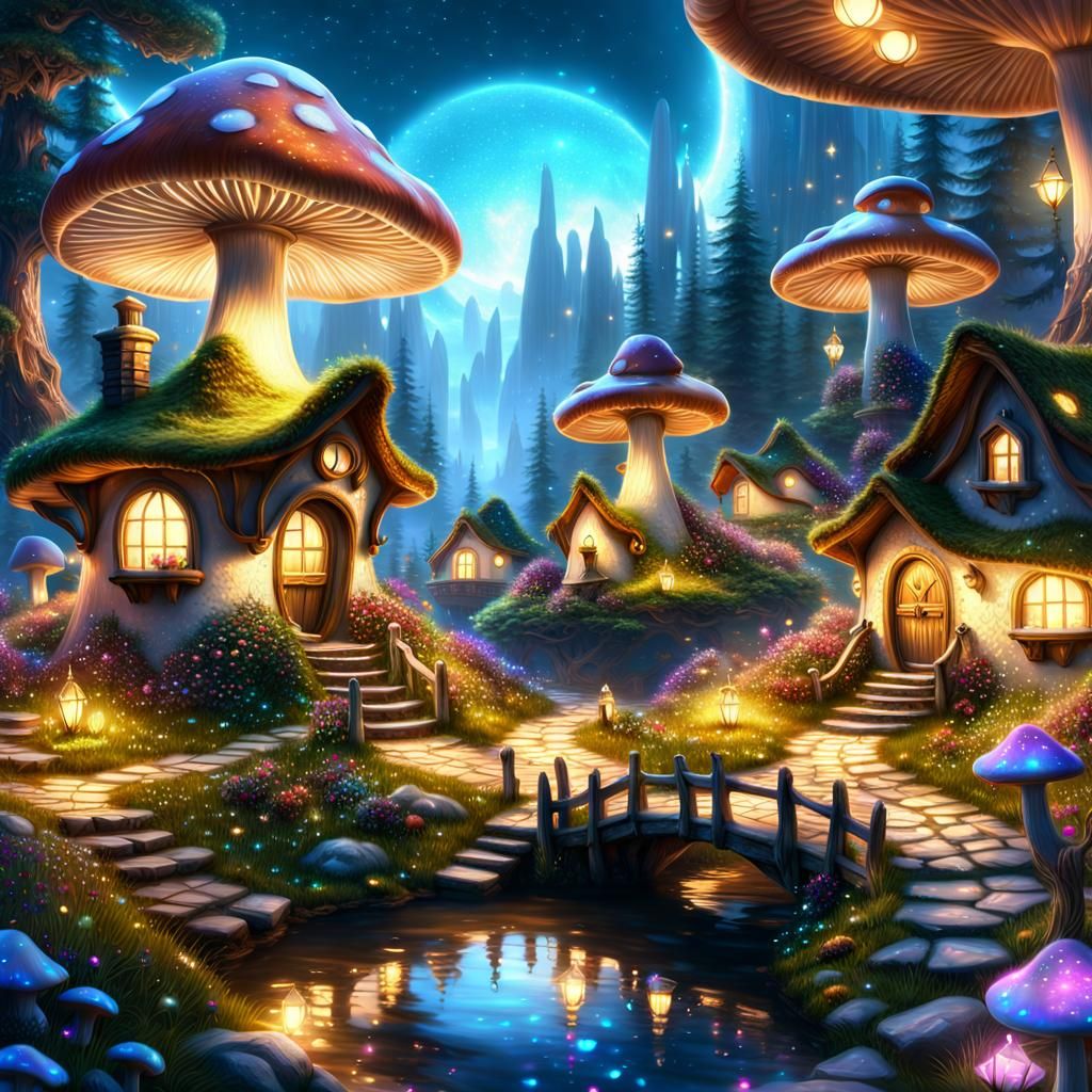 Fairy Village  by @Svea