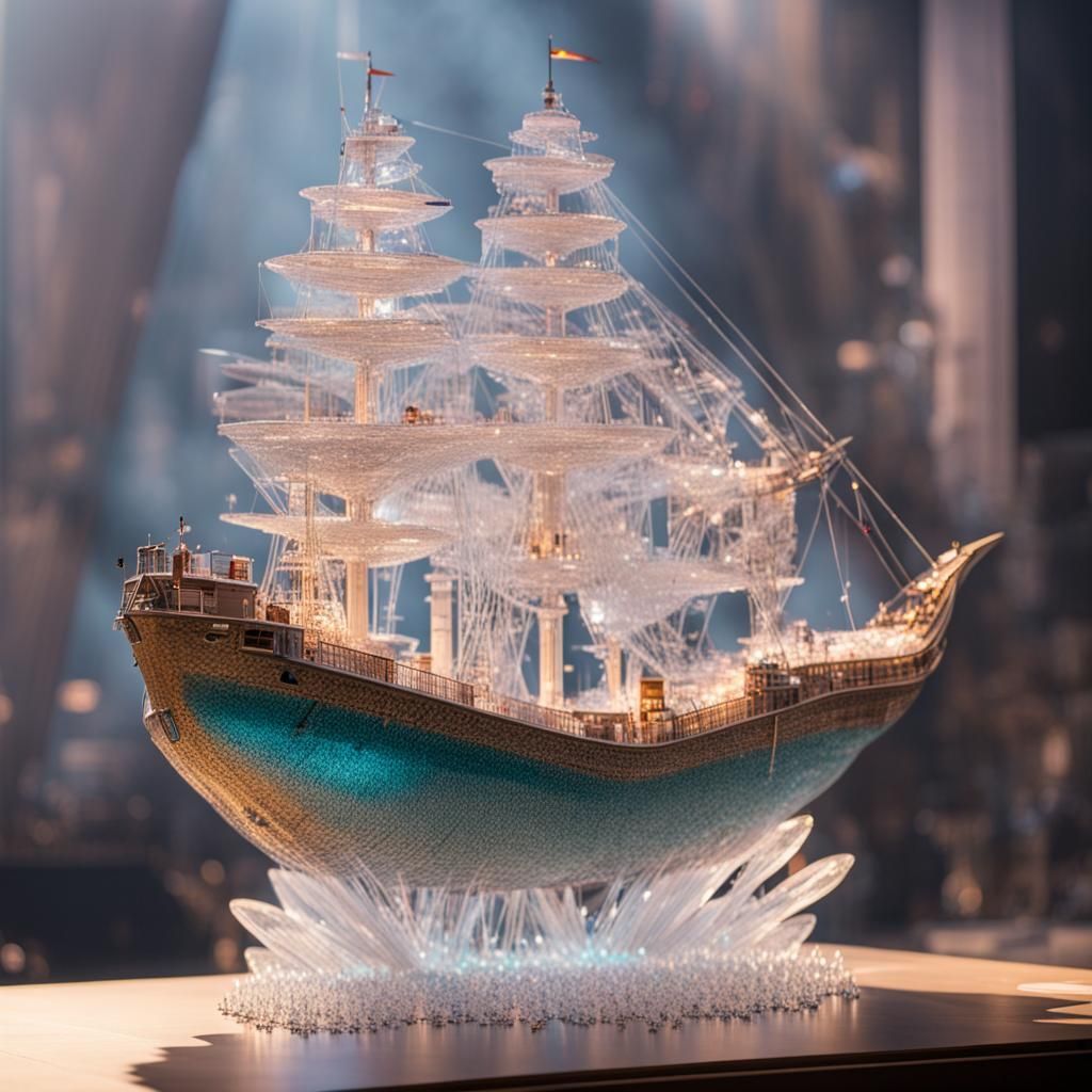 The crystal ship  by @Kleo Ginger