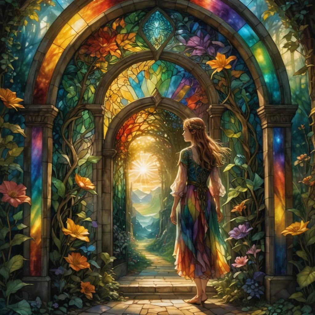 Passage Through the Rainbow Gate  by @Marilu