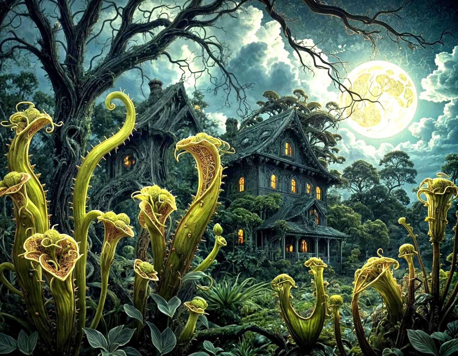 Creepy Gardens  by @Lykos Nyx