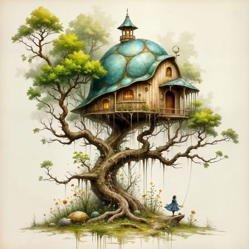 Turtle house  by @Yumi