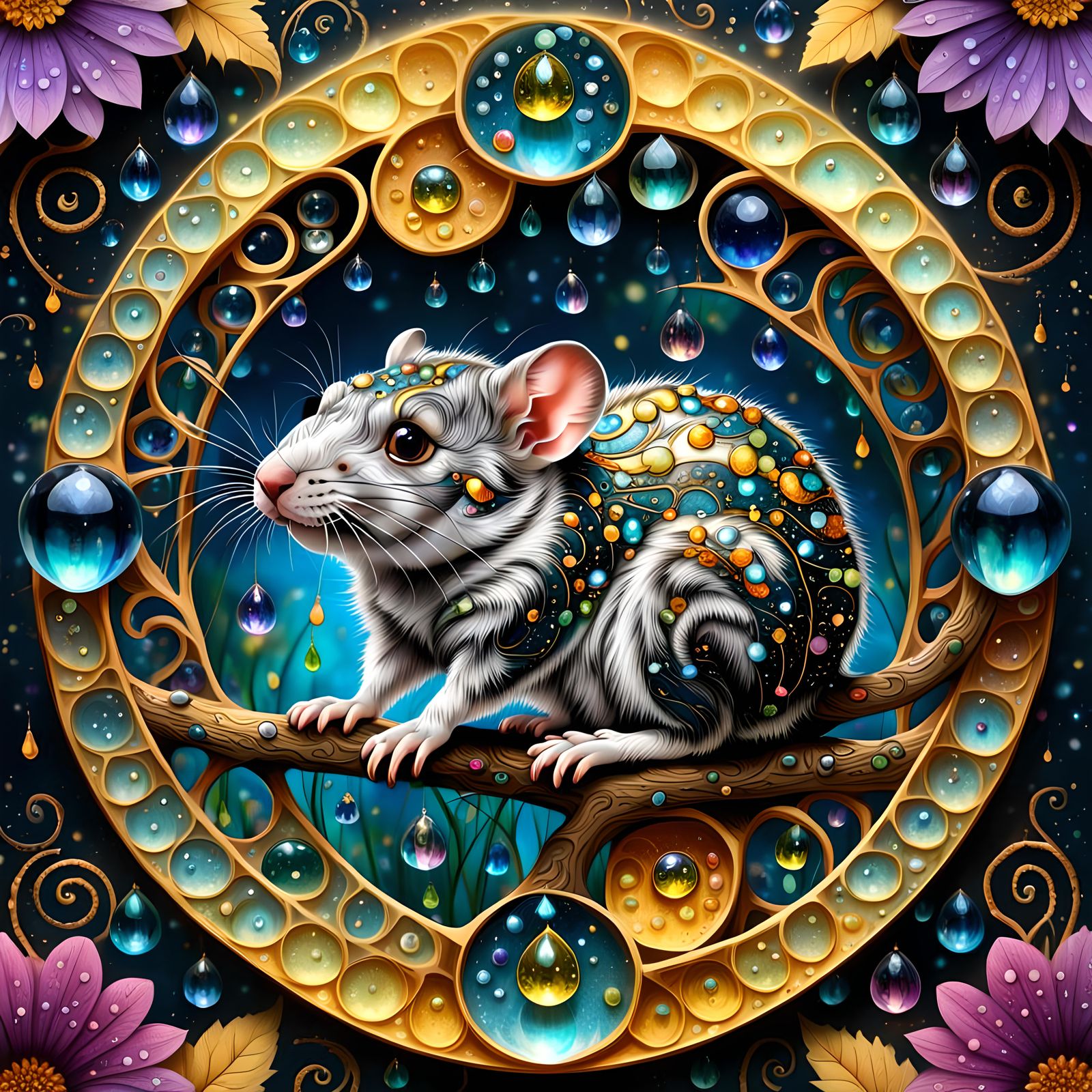 Beloved Critter, Prismatic Dew Drops