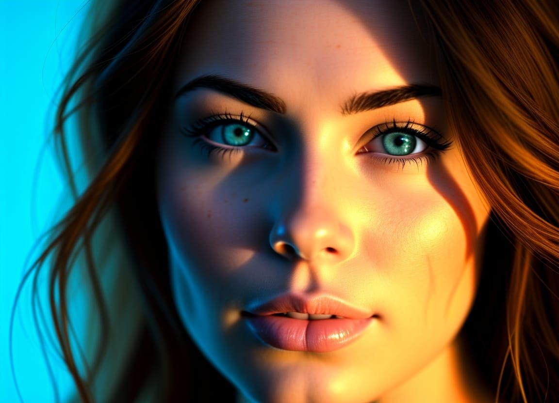 Angel eyes Goddess high contrast