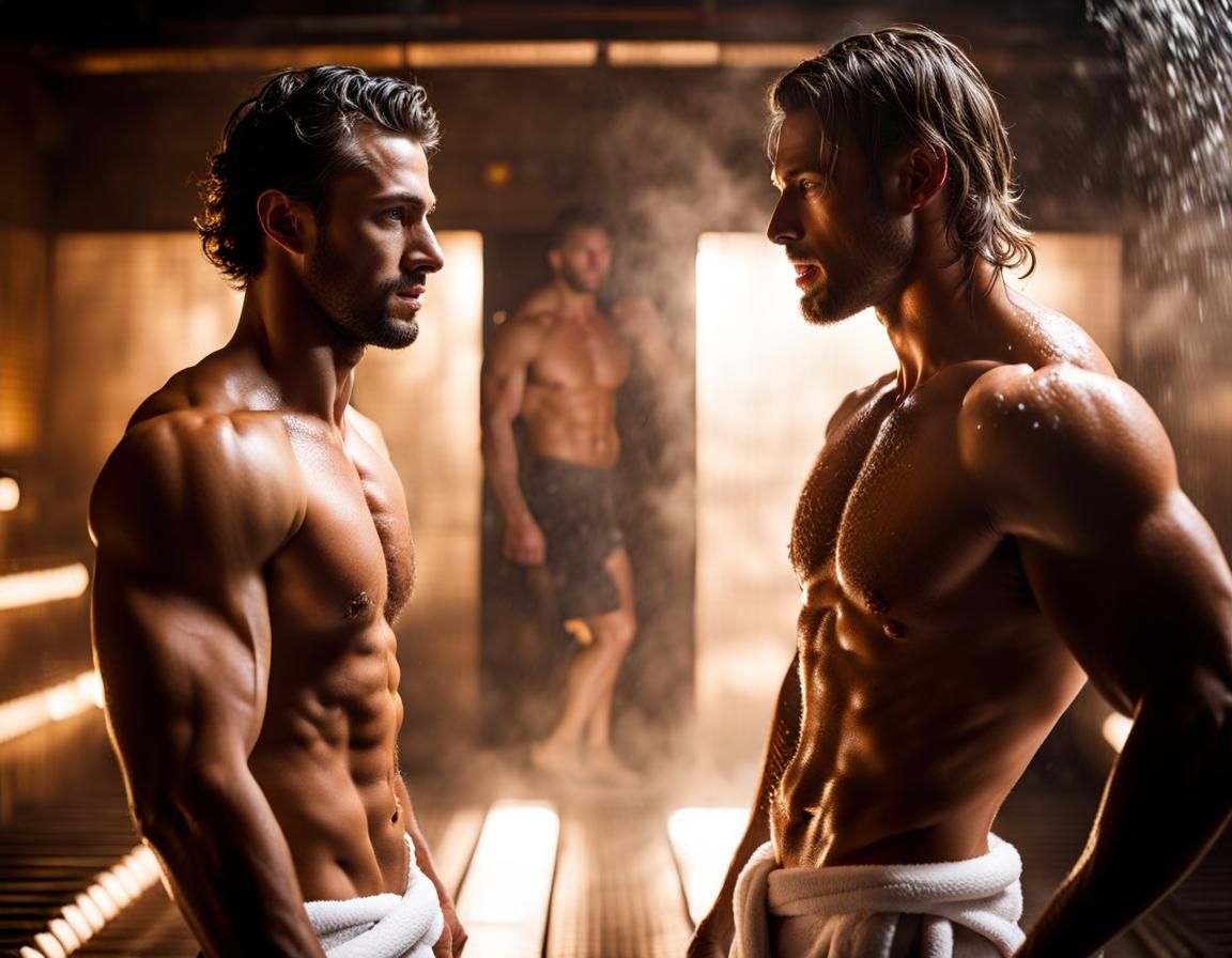 So we meet again.. in the steamroom  by @Silverhawk