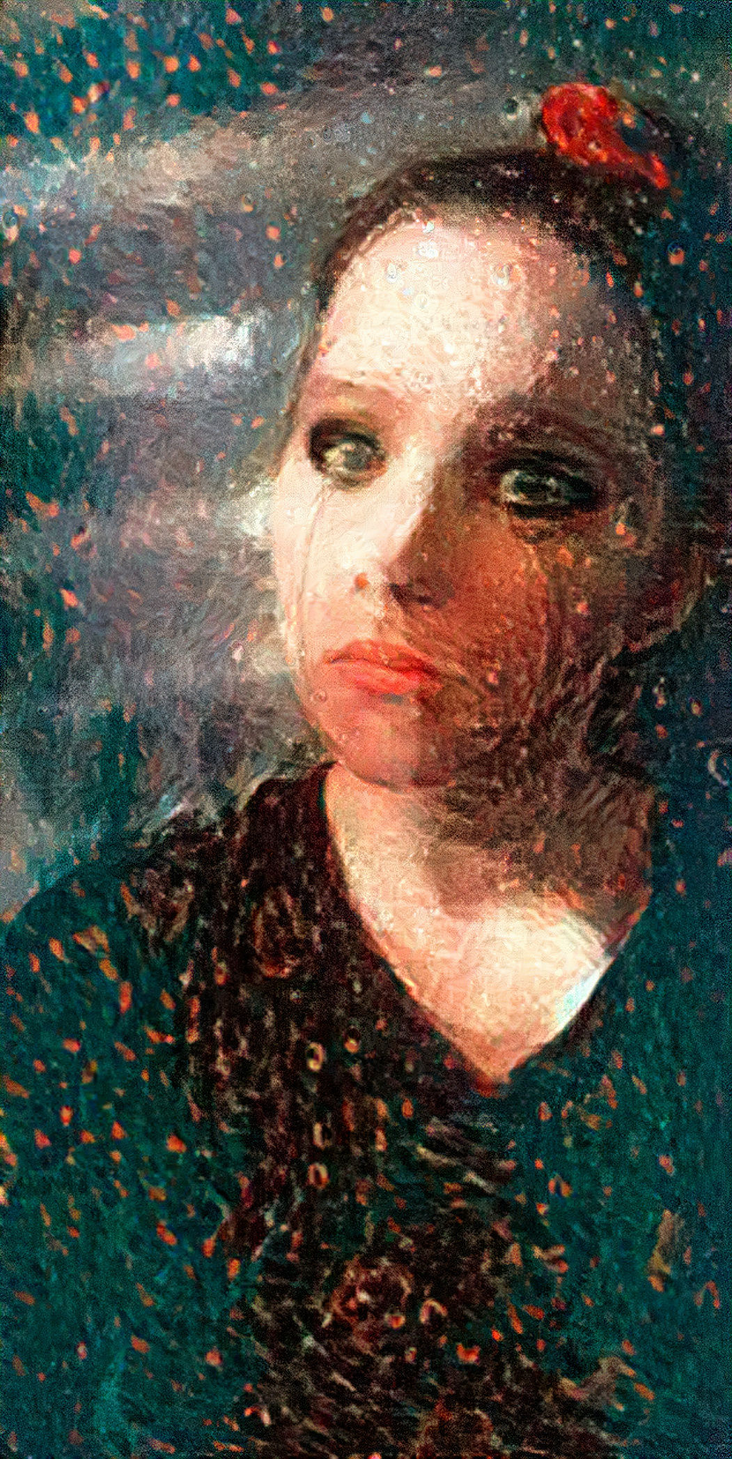 portrait through the looking glass AI Generated Artwork NightCafe