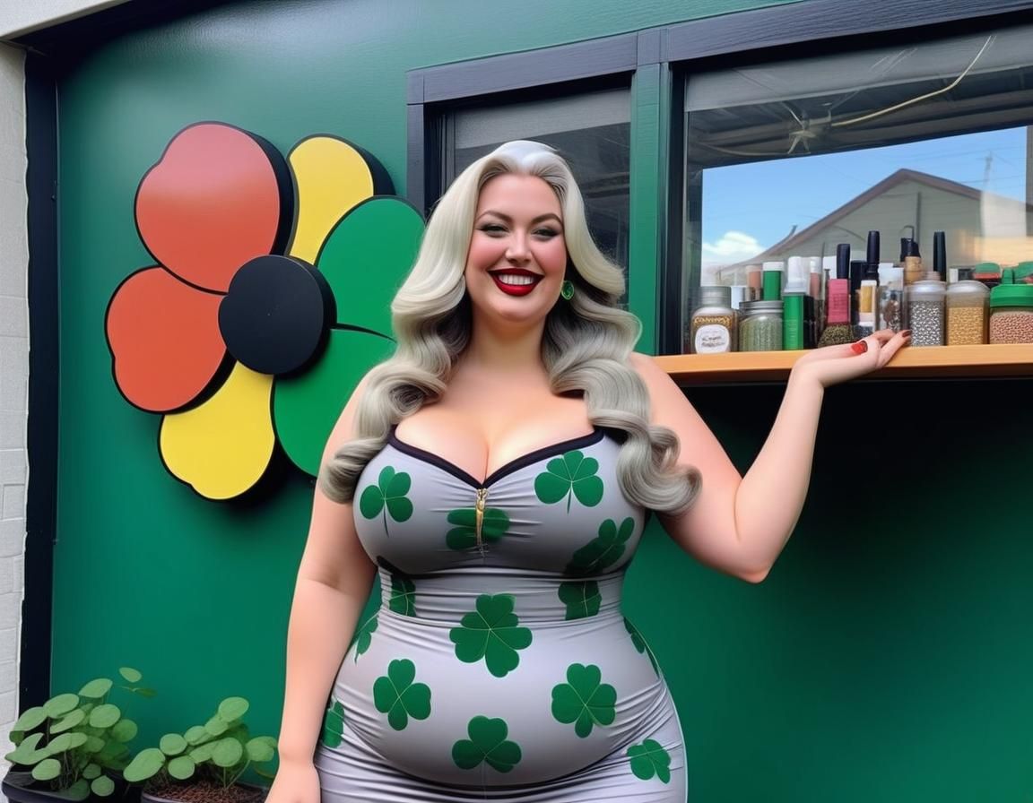 At the MickeyWolf 4 leaf clover Factory