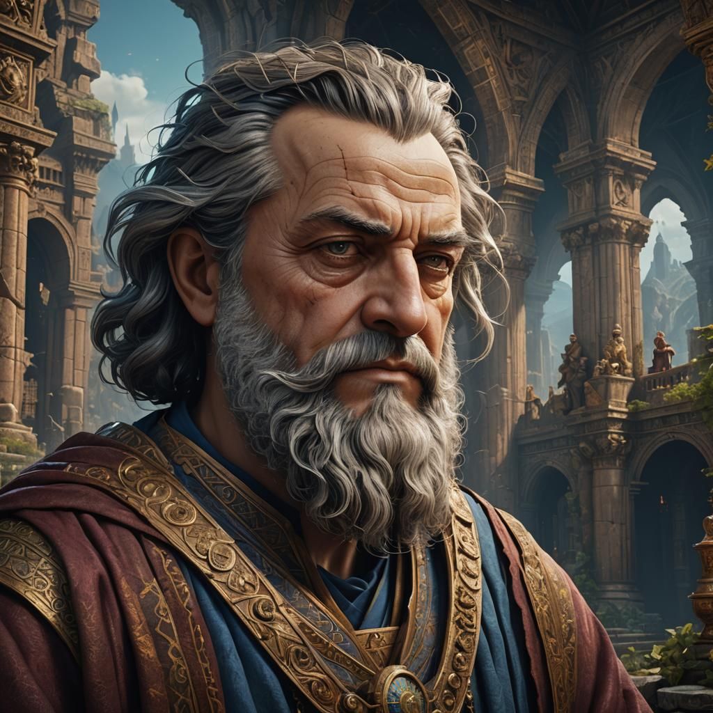 Portrait of Platon the philosopher