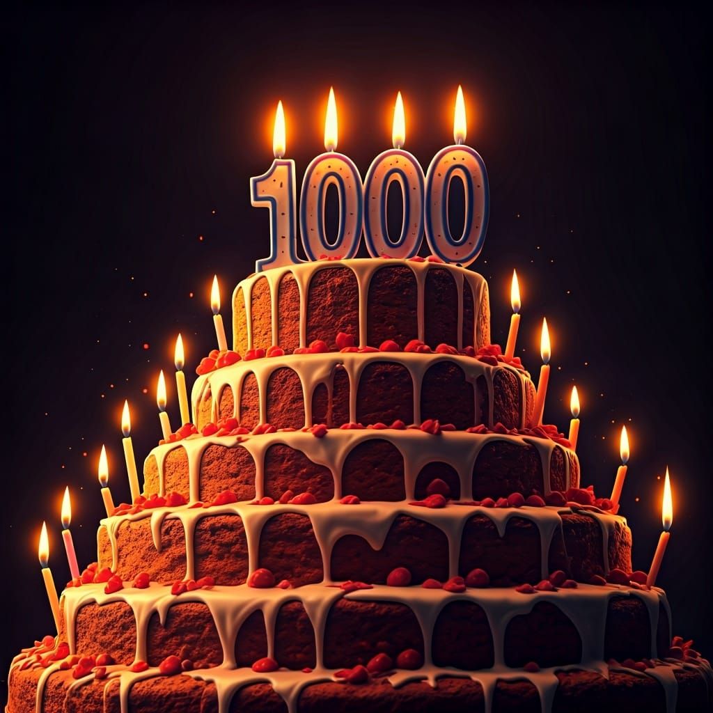 Happy 1000th chalange for you all! 