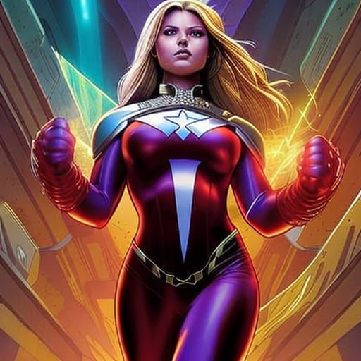 Female Superhero - AI Generated Artwork - NightCafe Creator