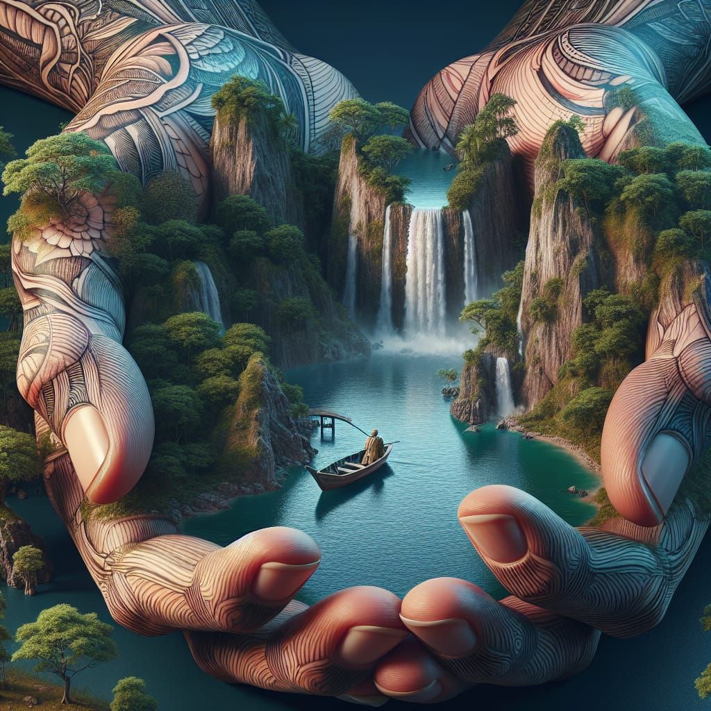 Mother Earth  by @Ai in training