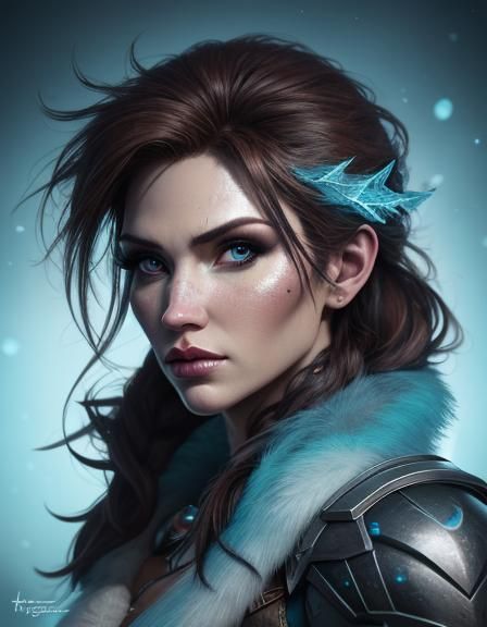Barbarian woman from the northern lands