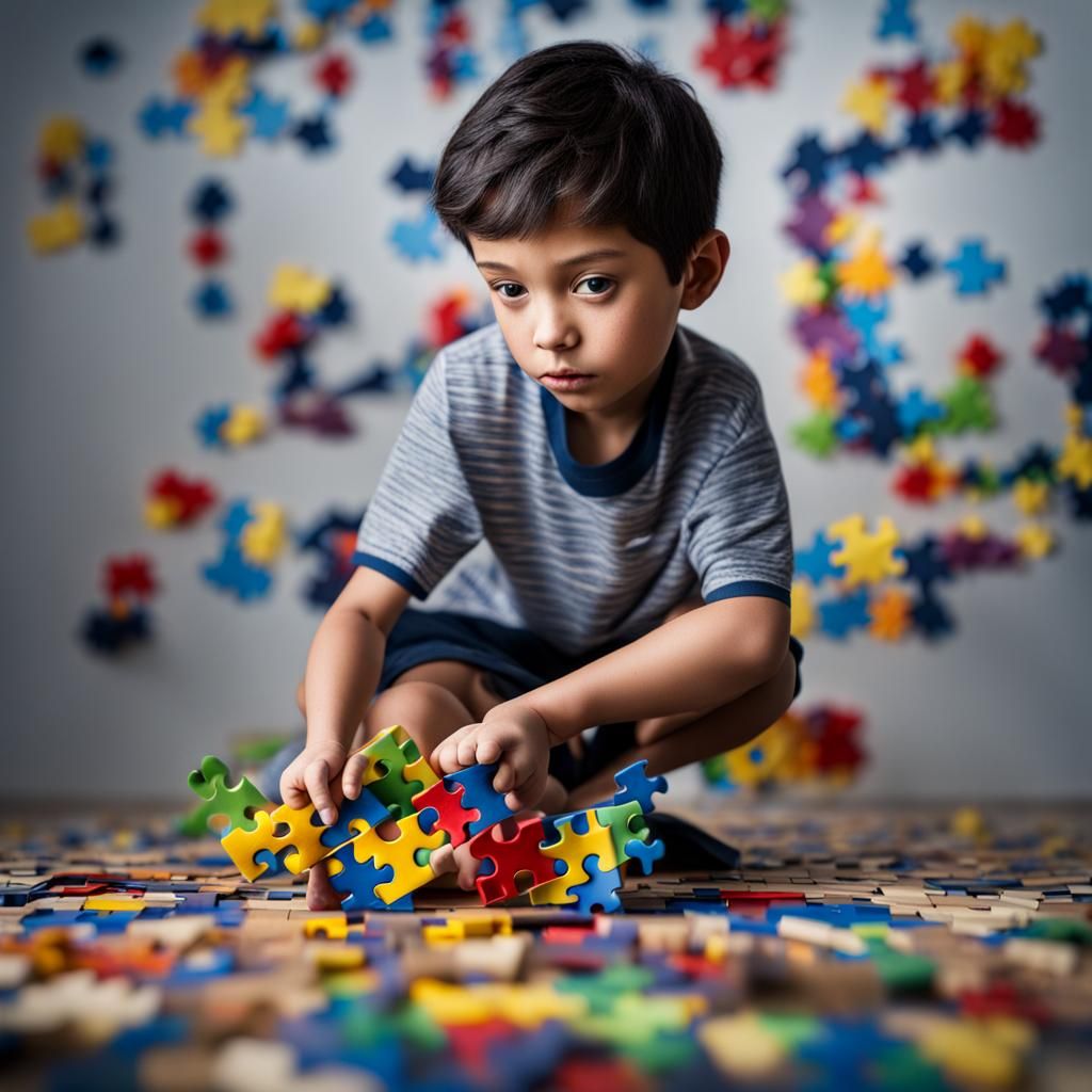 Autism, Empowerment, hyperrealistic, sharp focus, 64 megapix...