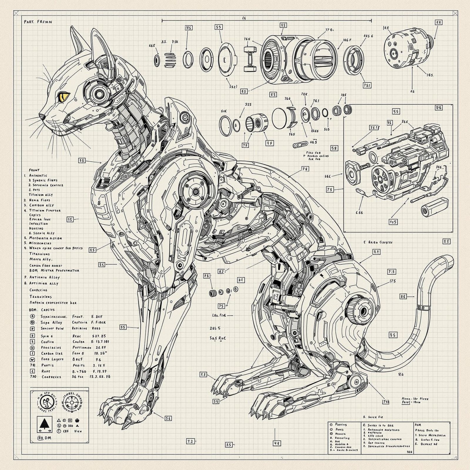 Cat Engineering  by @The Vrynn Paradox