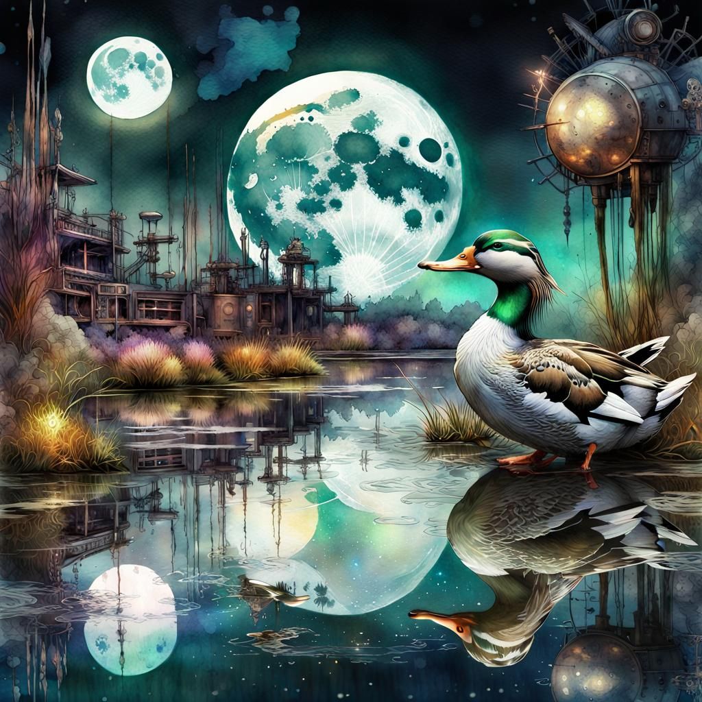 Steampunk Duck Pond   by @Duke35