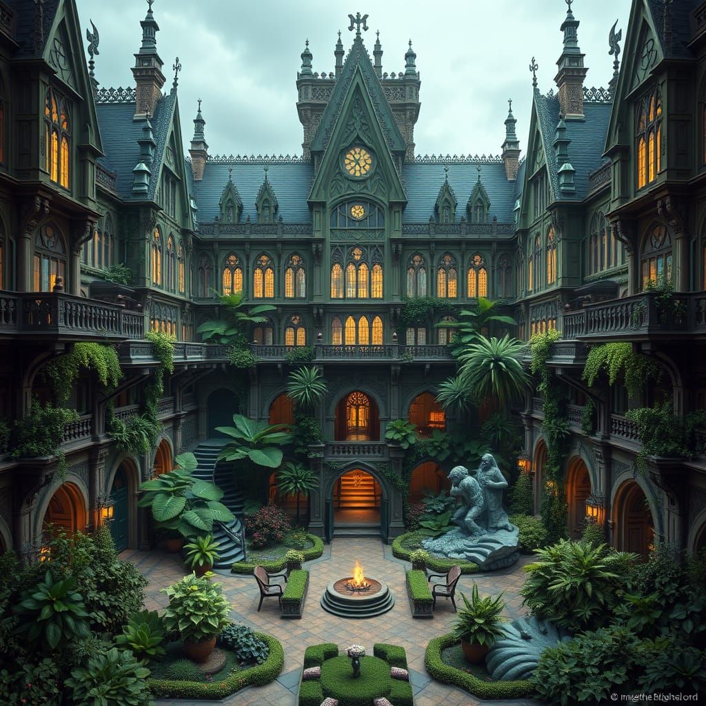 The mansion  by @miztres