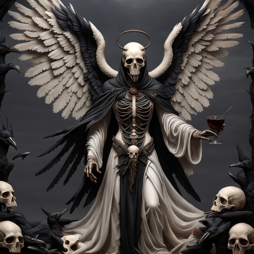 Angelus de obscuriore potu  by @Simon Bridge