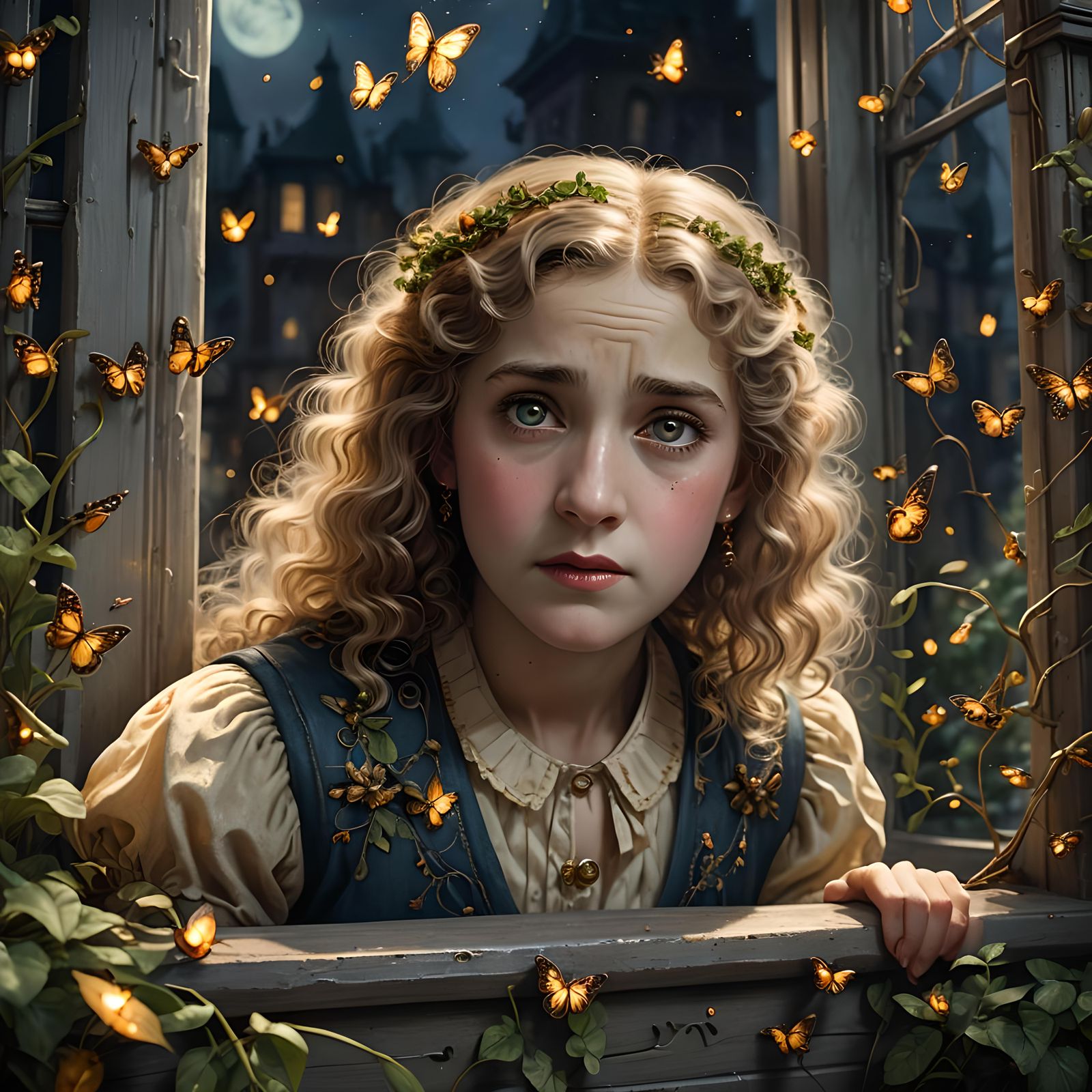 Mary and the night of the fireflies.
