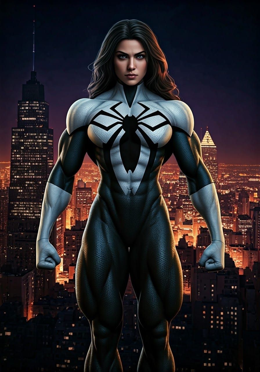 Spider-Woman Dominates the City in a Dark, Noir-Inspired Sty...