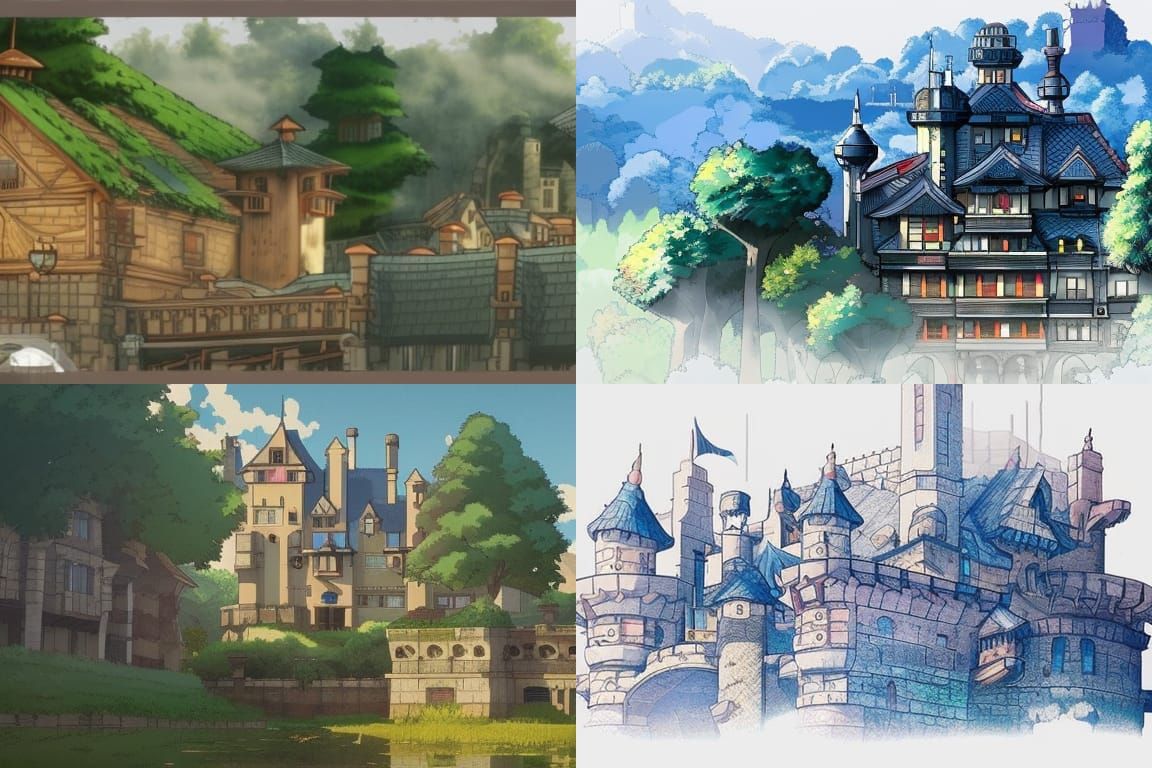 Castles - AI Generated Artwork - NightCafe Creator