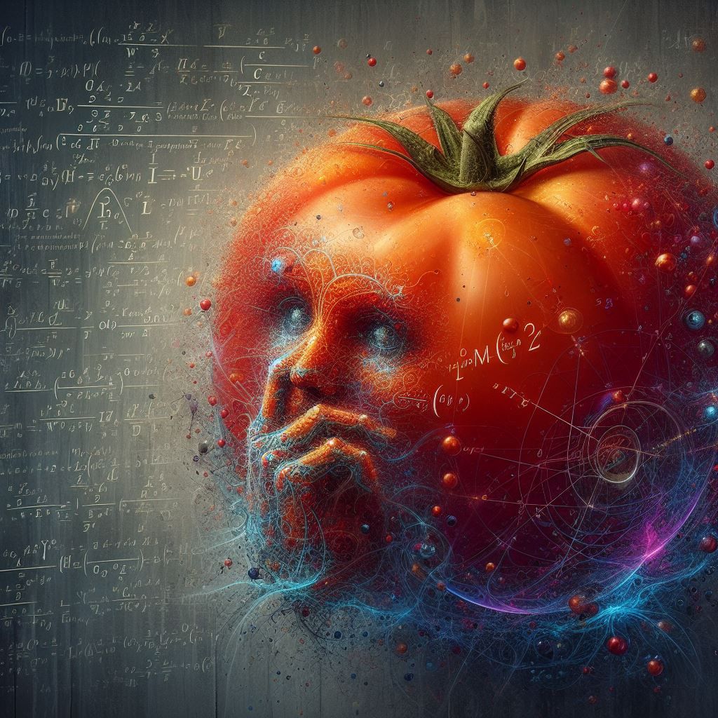 Tomato pondering maxwell's equations #2