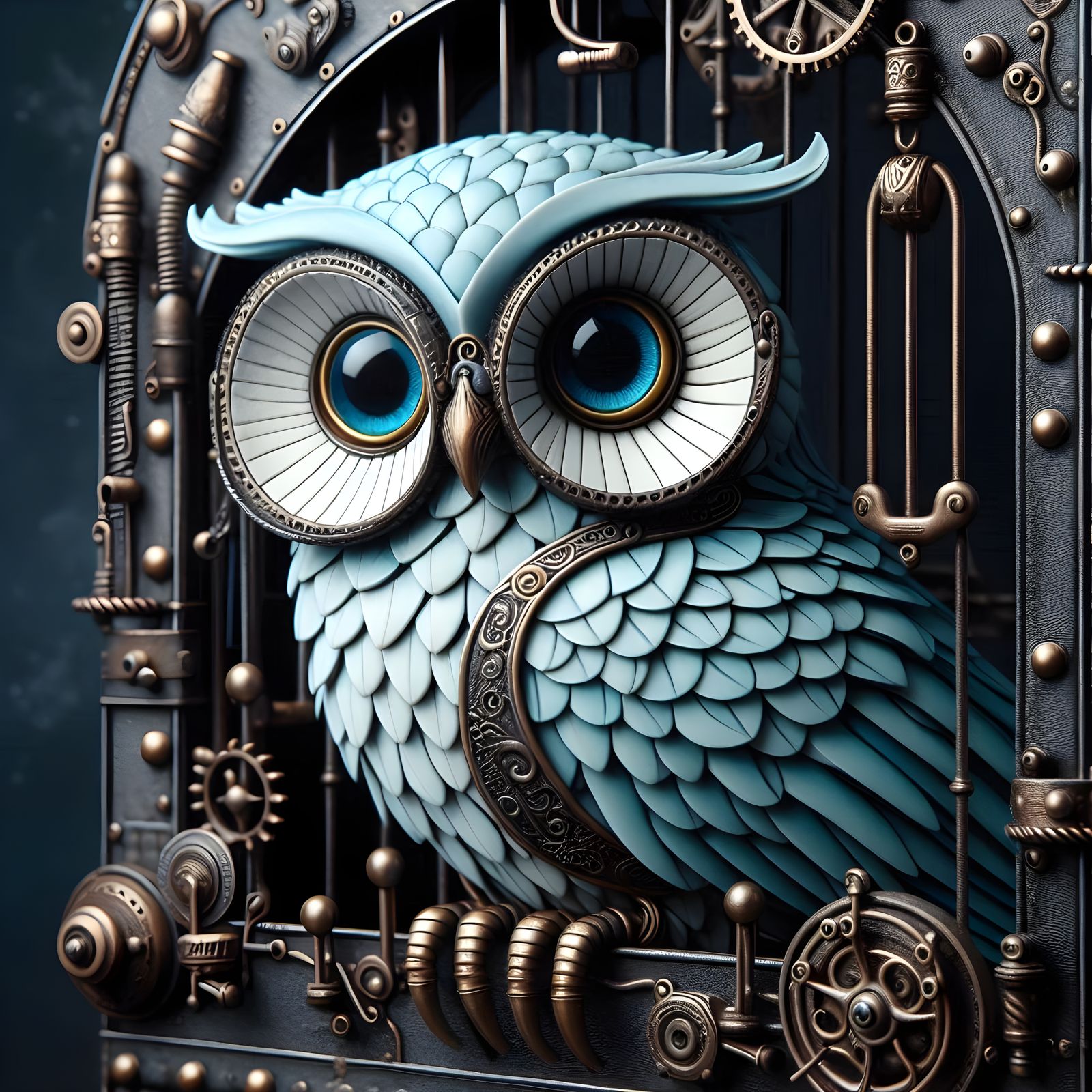 Steampunk Owl