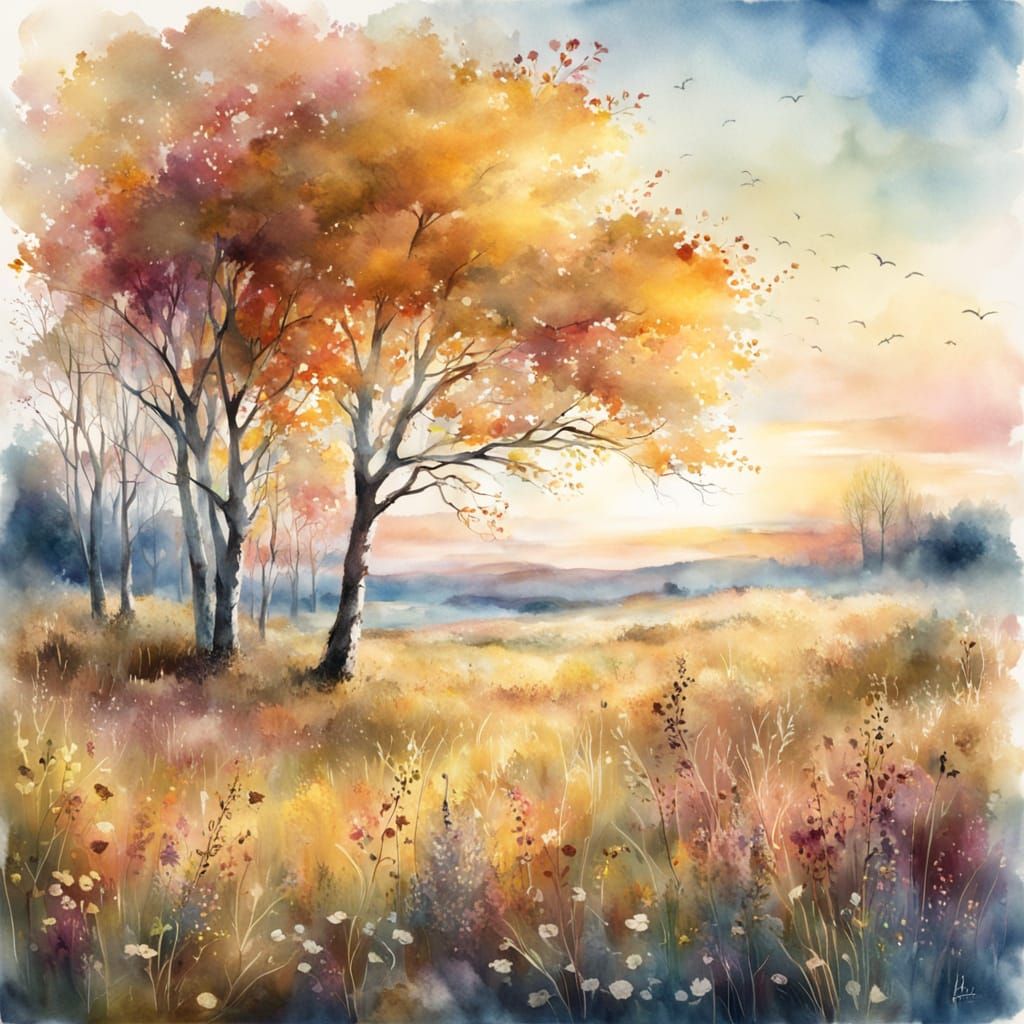 „Autumn Waltz – to the Melody of the Sun, Conducted by the Wind“  by @Szuri