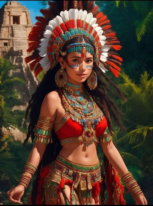 Native Inca Woman