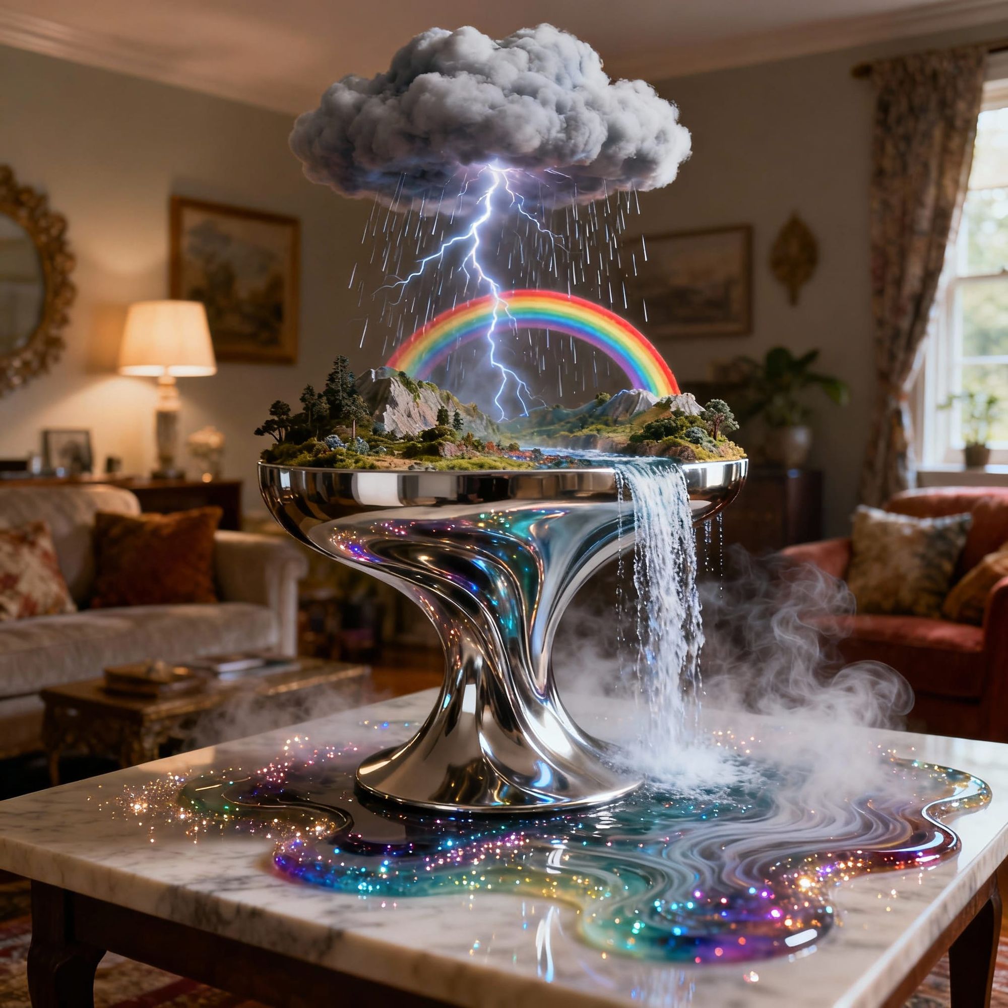 Moai watch and wait in silence 