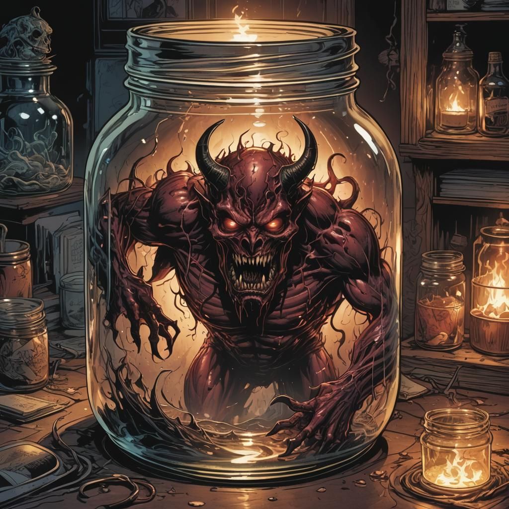 Demon in a jar