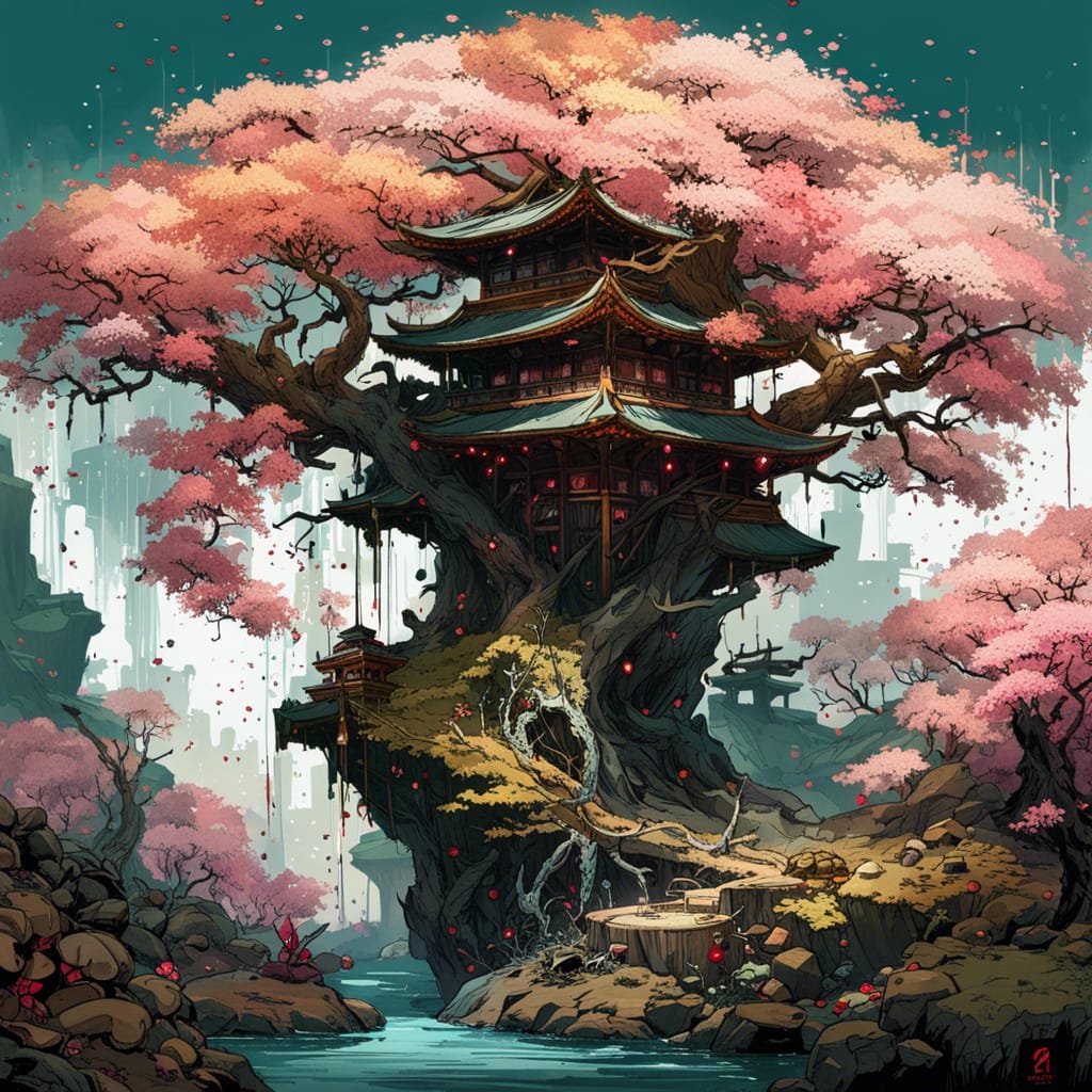 Tree Temple  by @Mal