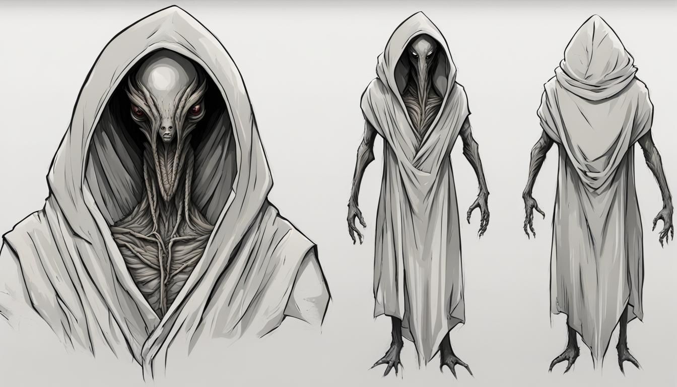 Hooded Alien Creature - Ai Generated Artwork - Nightcafe Creator