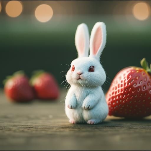 (Cinematic Pop Exposures )  Strawberry Fields and BUNNIES Al...